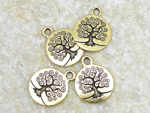 TierraCast Pewter Charms Gold Collection Great Variety USA Flat Ship!