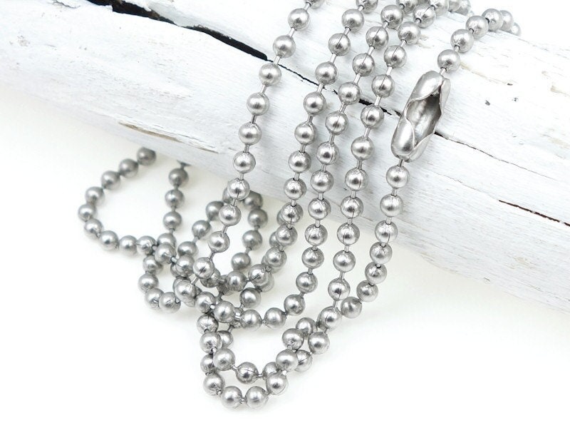 Stainless Steel Ball Chain 1.2 1.5 2 2.4 3 3.2 4 4.5 5 6 8 Mm