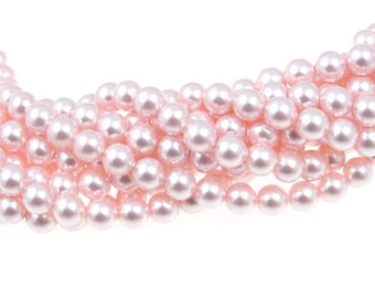 100 ROSALINE 5mm Pearls - Swarovski Crystal Pearl Beads - 5810 Light Pink Pearls - Swarovski Beads