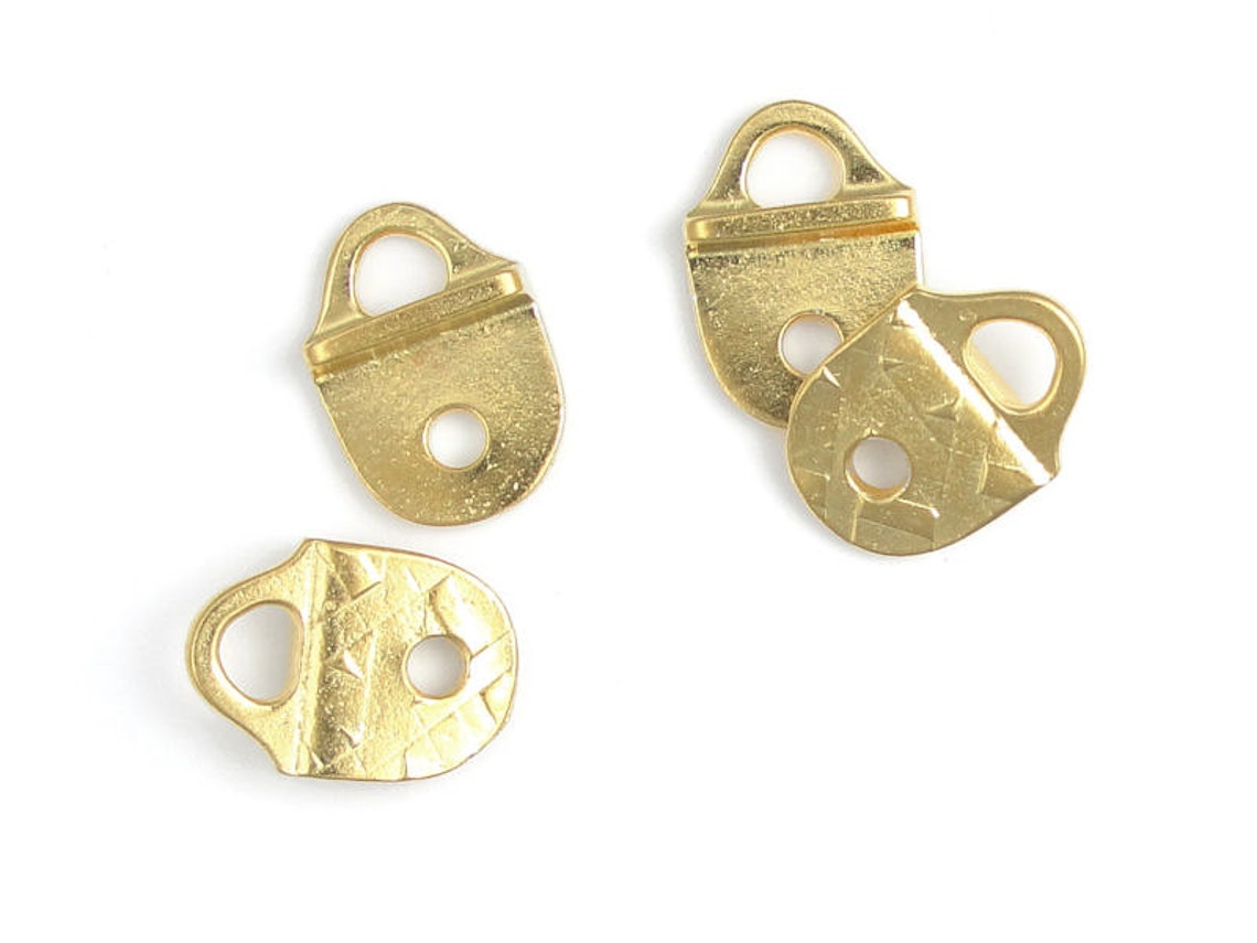 Bright Gold Leather Strap Bracelet Ends Tierracast Rock and Etsy