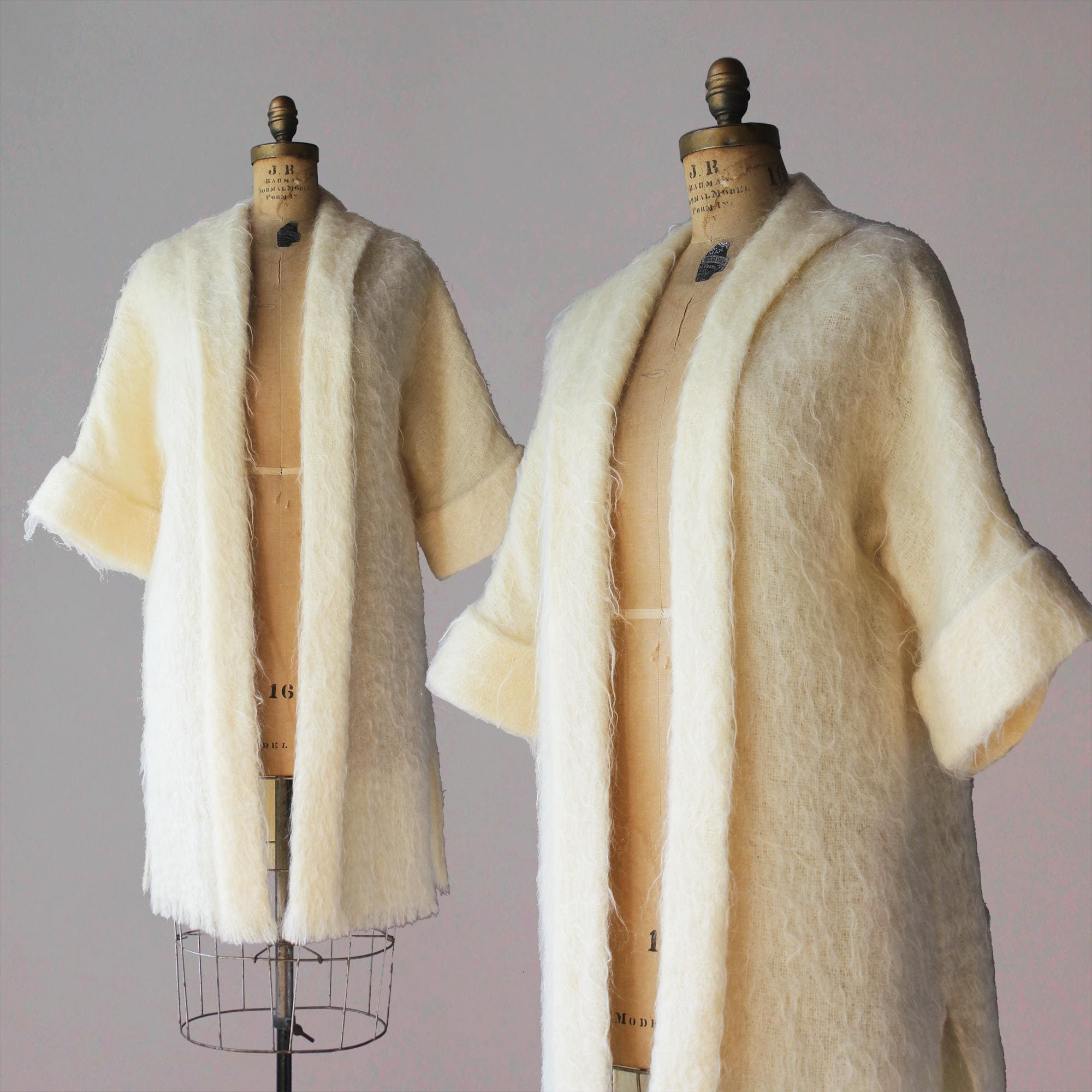 vintage　60s　エミリーウェザビー　mohair coat　モヘアコート Vintage emily wetherby mohair - Gem