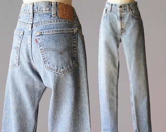 Vintage 1980s Levi's 505 Jeans / 80s Levi's Straight Leg USA Cotton 505s 32" X 33" 34"