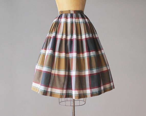 Reserved . . . 1950s Vintage Skirt / 50s Classic P