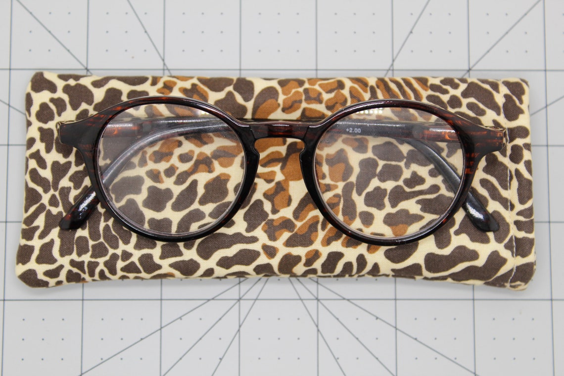 Leopard Eyeglass Readers Case Something Wild Eyewear Cover Etsy