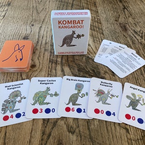 KOMBAT KANGOUROU ! - Le jeu de cartes
