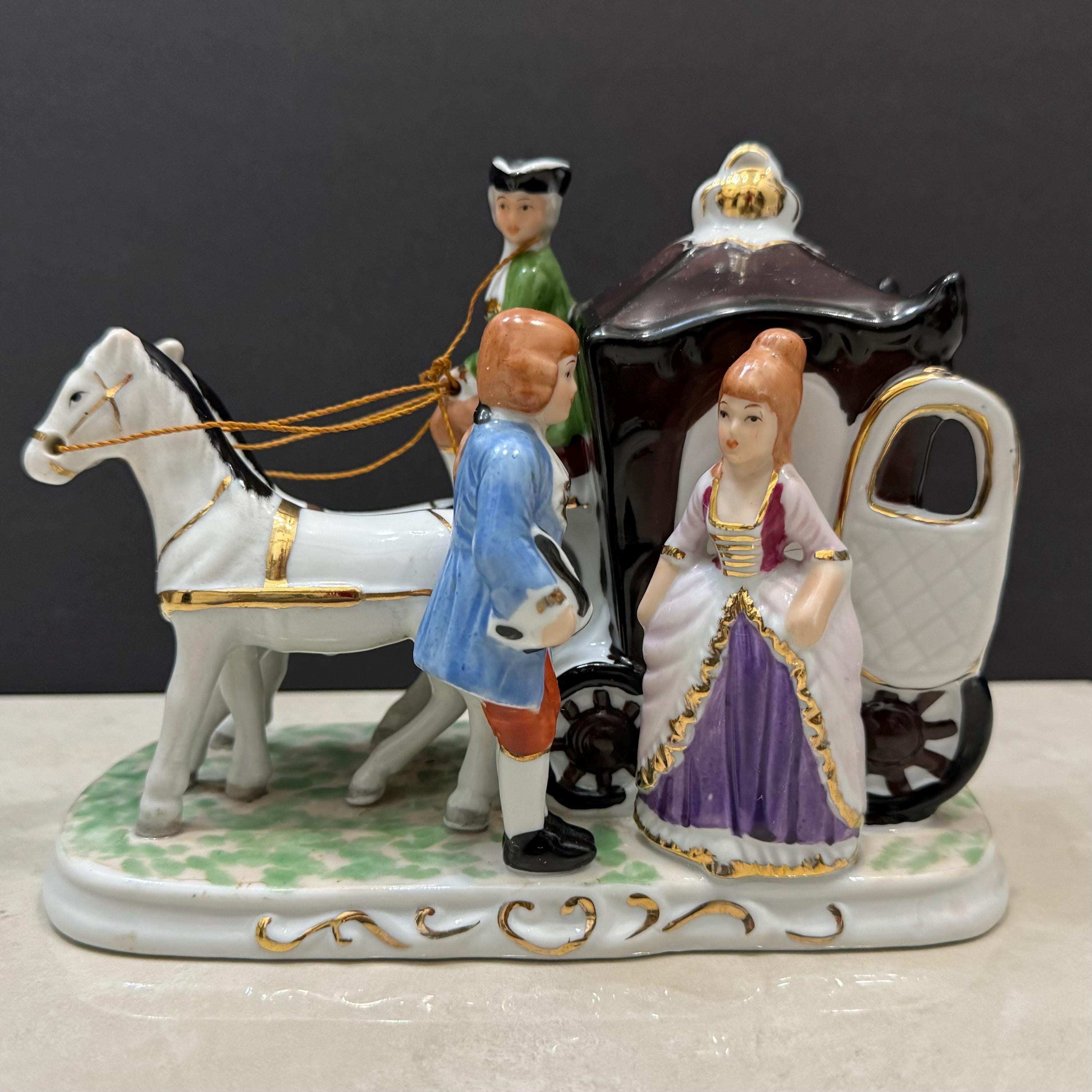 男女フィギュア 陶器製 置物　18世紀風 18th century porcelain figures - Etsy 日本