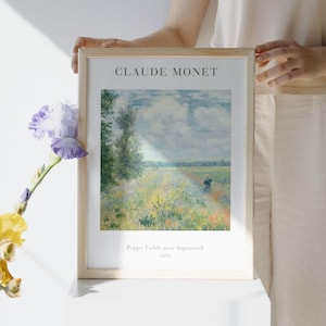 Poppy Field in a Hollow near Giverny byクロード・モネ32 x 24アート