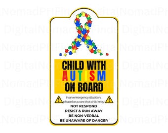 Digital Download Child With Autism SVG, Autism Awareness in Case of ...