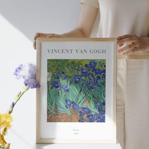 Vincent van Gogh “Iris” druckbare Kunst | Vintage Post-Impressionistische Landschaft | DIGITAL DOWNLOAD Wand Dekor Poster