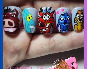 Customize Your Own Character Press-on Nails
