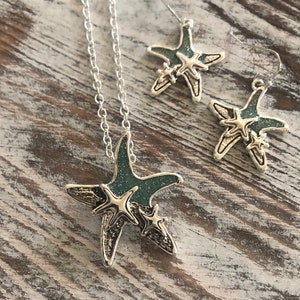 Starfish jewelry set