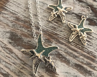 Conjunto de joyas de estrellas de mar