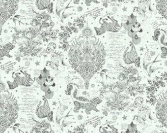 Tula Pink Sketchy Paper Black and White Linework Free Spirit Fabric