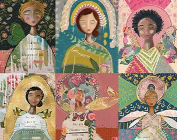 Angel Collage Kelly Rae Roberts Benartex 24 Fabric Panel LAST IN STOCK ...