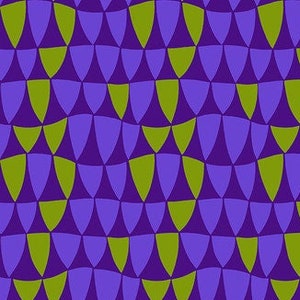 Gloriosa Garden Soft Triangle Purple - Jane Sassaman - PER QUARTER METRE Gloriosa Garden Soft Triangle Purple - Jane Sassaman - PER QUARTER METRE
