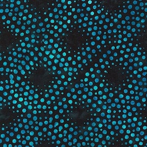 Batik Círculos Azul Conecte os Pontos Tecido Robert Kaufman