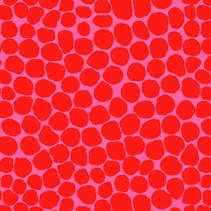 Kaffe Fassett Jumble Dot Ruby Freespirit Fabric