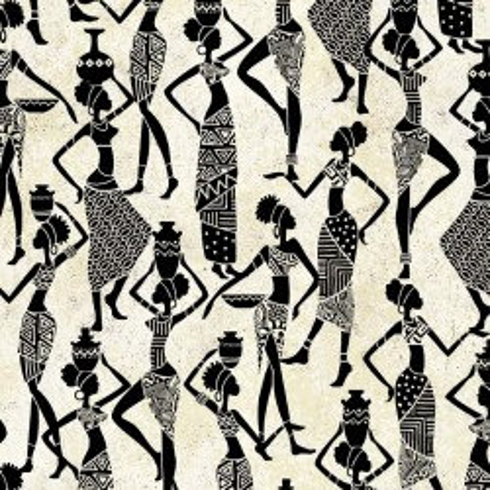 African Woman Ivory Kenya Michael Miller Fabric - Etsy