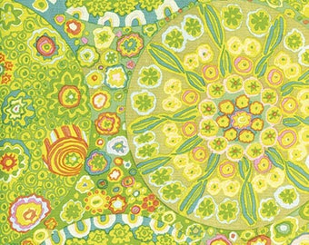 Kaffe Fassett Millefiore Green Free Spirit Fabric