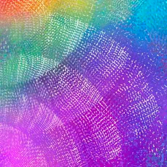 Neo Geo Spiral Geo Coloré Quilting Treasures Tissu