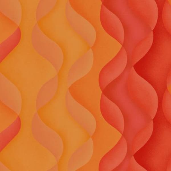 Jinny Beyer Playa Dunes Red Orange RJR Fabric