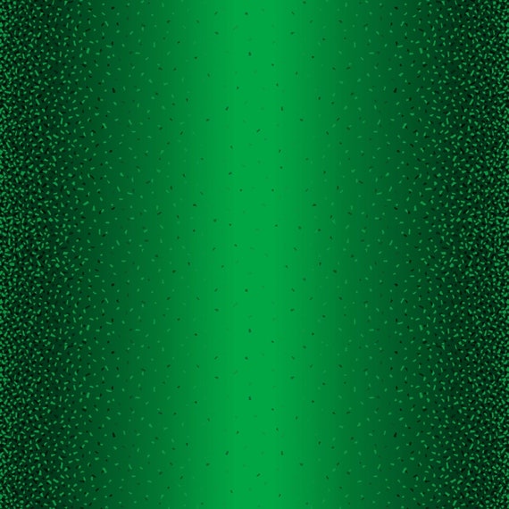 Pearlescent Snippets Emerald Green Ombre Studio E Fabric