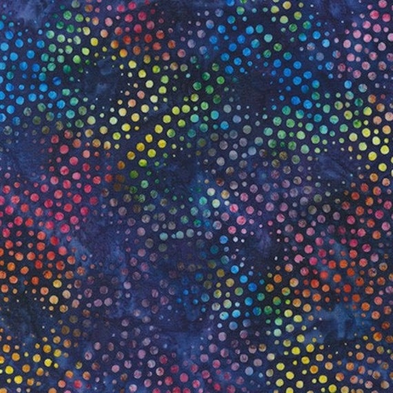 Batik Circles Purple Multi Connect the Dots Robert Kaufman Fabric