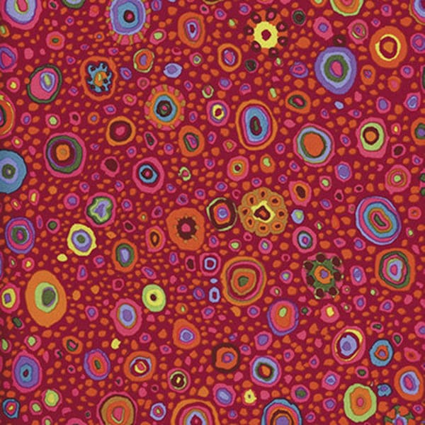 Kaffe Fassett Roman Glass Red Free Spirit Fabric