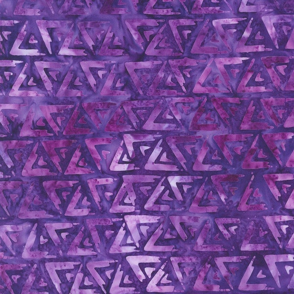 Batik Velocity Purple Lunn Studios Robert Kaufman Fabric