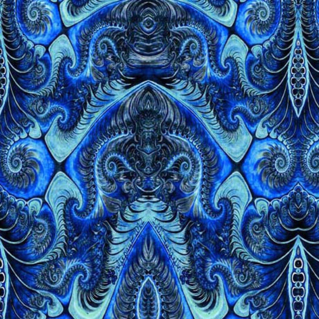 Medallion Twilight Blue Dan Morris Quilting Treasures Fabric - Etsy