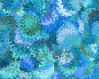 Serendipity Ocean Blue Dan Morris Quilting Treasures Fabric