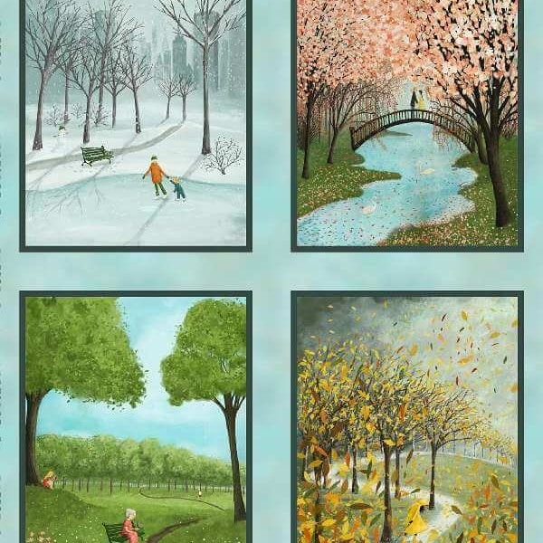 Four Seasons Nature Windham Fabric Panel