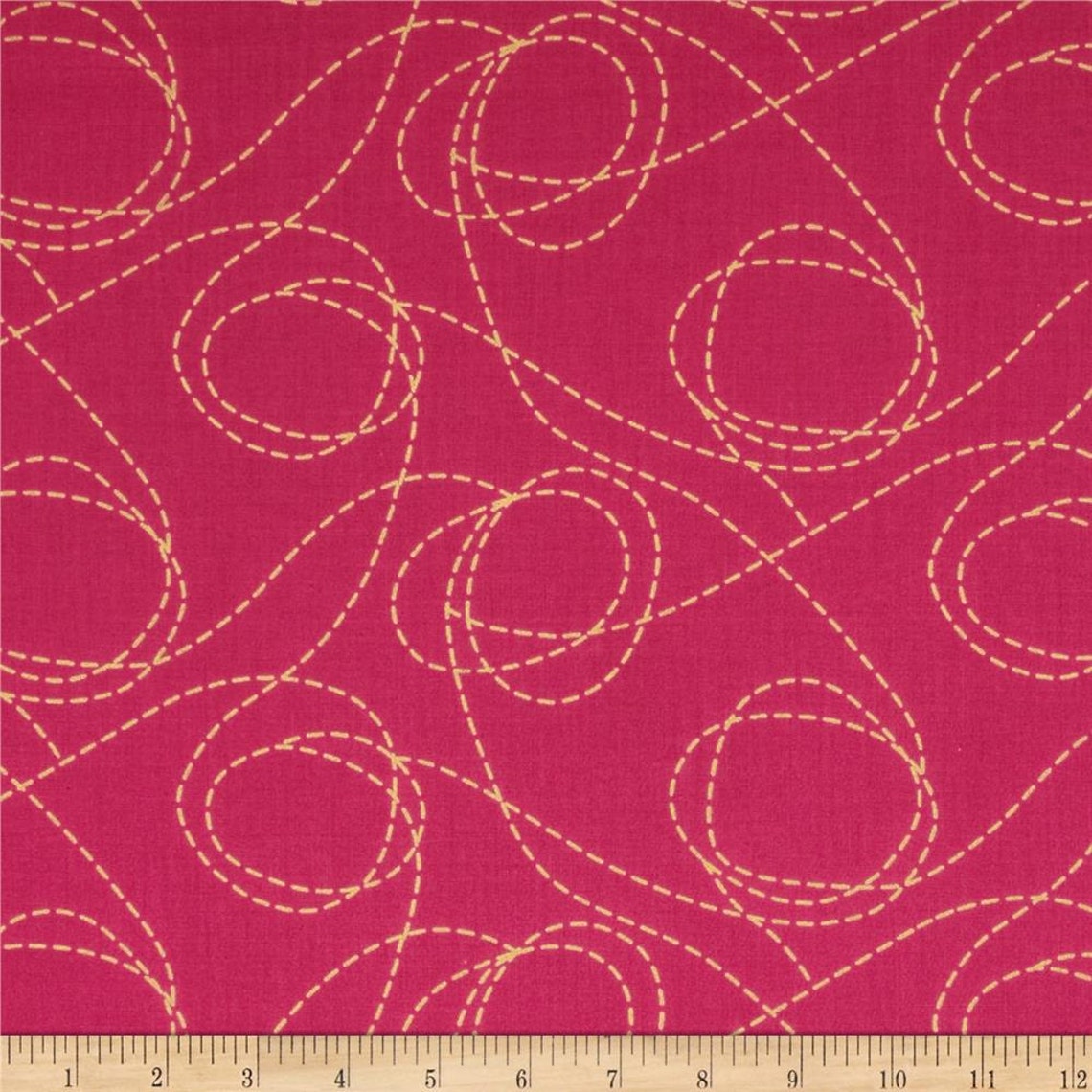 String Pink Twisted Sister Rasberry Heavy Metal Windham Fabric Etsy
