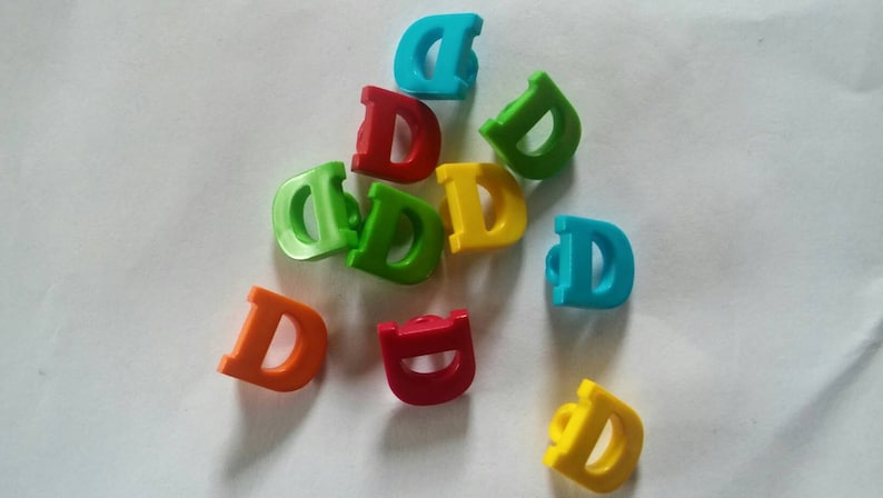 Image Lettr D Button Alphabet Letter D Various Colors Novelty Button 11 Mm - Etsy