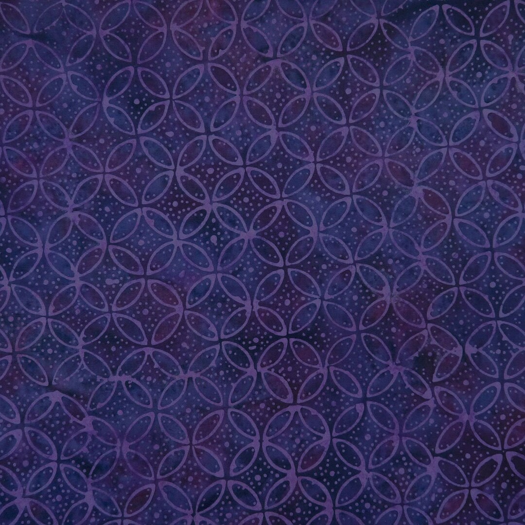 Batik Purple Dragon Mandalika Batiks by Mirah Fabric - Etsy