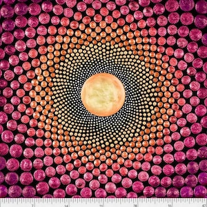 Mindful Mandalas Circles P i B Textiles 43&quot; Panel z tkaniny