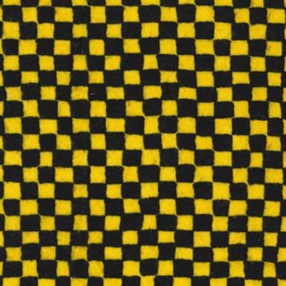 black and yellow checkerboard