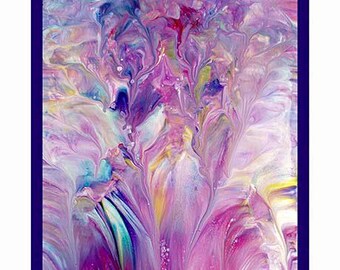 Tela de acolchado Mason Treasures Ocllo de color morado abstracto de Mixology, panel de 36"