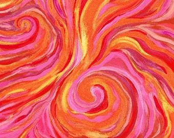 Impressions Fire Swirl Sensation Windham Fabric