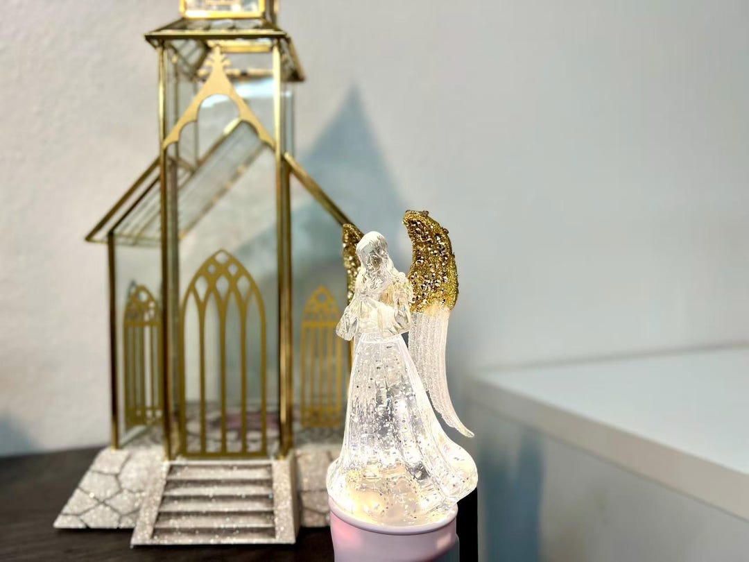 Angel Plug in Night Light, Crystal LED Night Light, Guardian Angel ...