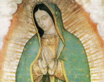 Laminated Our Lady of Guadalupe Holy Card