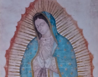 Our Lady of Guadalupe Holy Card