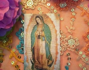 Our Lady of Guadalupe Holy Card