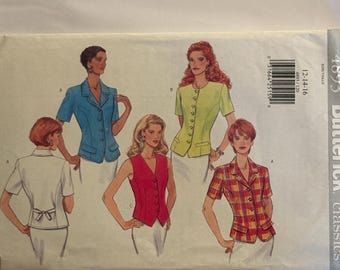 Butterick 4893 レディースサイズ12-16 トップス型紙
