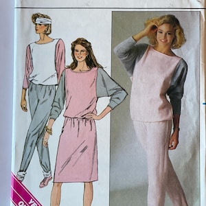 New Uncut Größe 35-42 Misses Top, Rock und Hose, Butterick 3589 Schnittmuster
