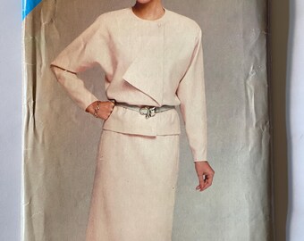 新しい未カットサイズ 6-10 ミセス トップス & スカート 縫製パターン、Butterick 5248