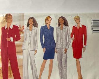 New Uncut Size 6-10 Misses Jacket, Top, Skirt & Pants Sewing Pattern, Butterick 5311