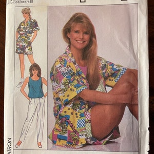 8254 Simplicity Size 10 12 14 16 18 20 Pull On Pants Shorts