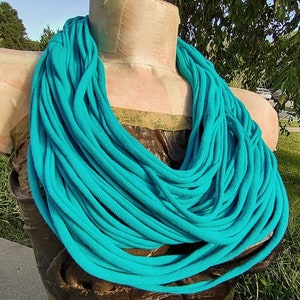 Jade Infinity Multi Strand T shirt Jersey Scarf image 3