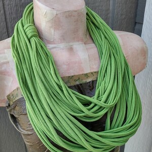 Kiwi Infinity Multi Strand T shirt Jersey Scarf image 4